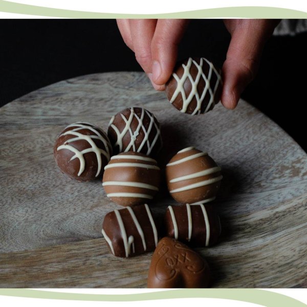 Imagen sobre Receta: Bombones de Chocolate con Aceite de Oliva