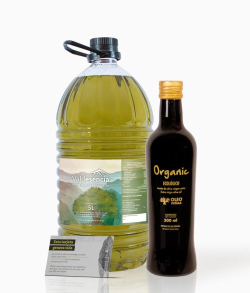 Pack Virgen Extra 3x5L + Ecológico 500ml