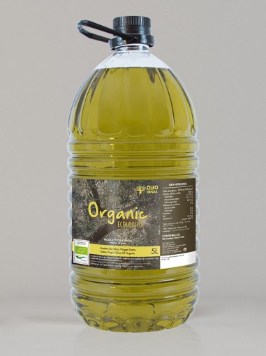 Aceite de Oliva Virgen Extra Oleopeñas Organic Ecológico  5L (Caja de 3 unidades)